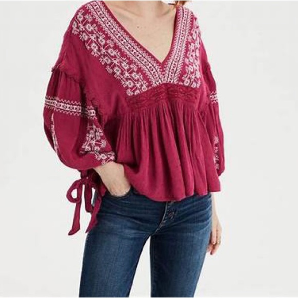 NWT American Eagle Boho blouse